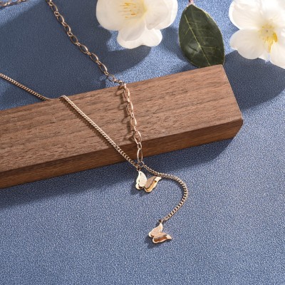 Dây chuyền vàng tây bươm bướm phá cách